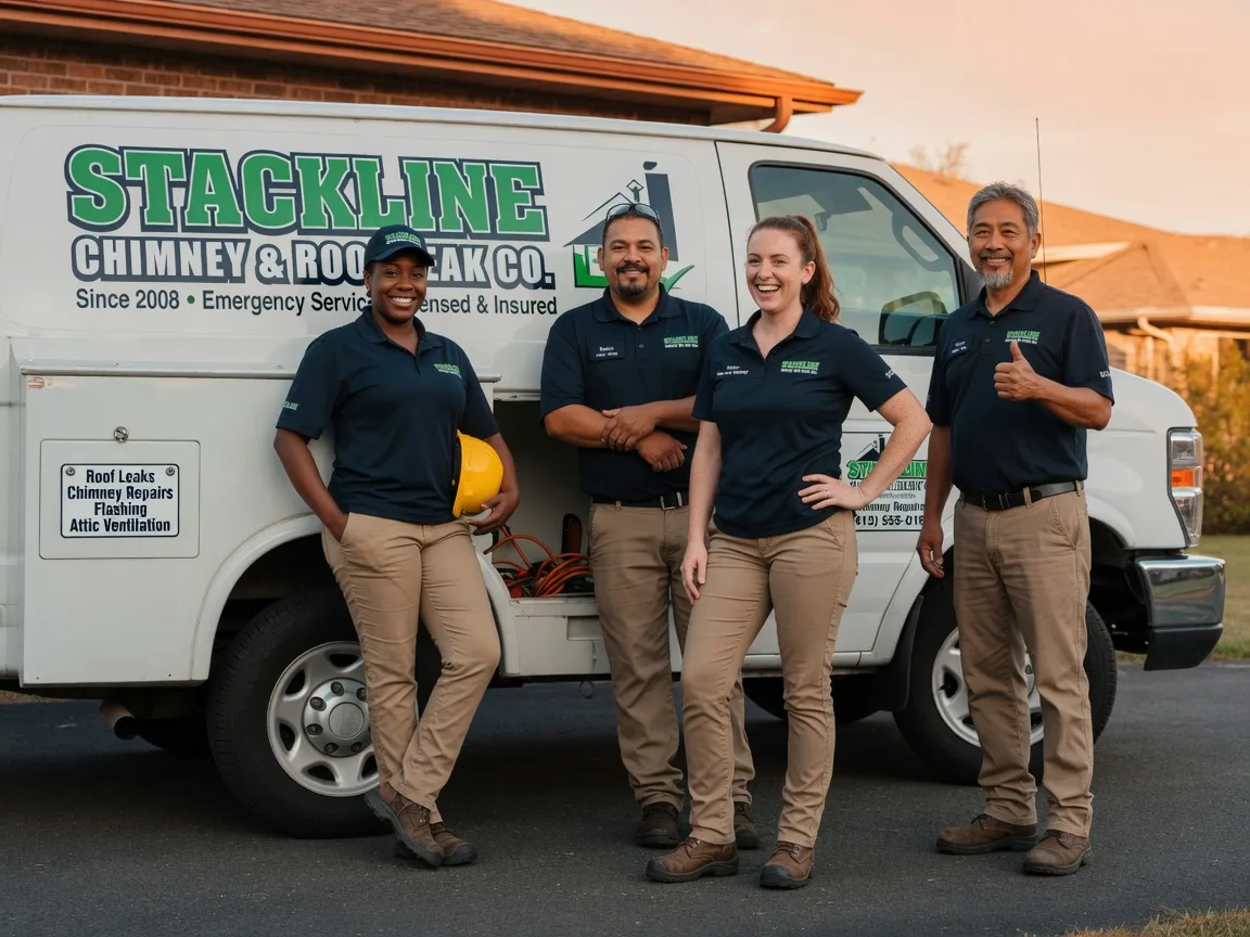 Chimney flashing repair company in Lewisville, TX